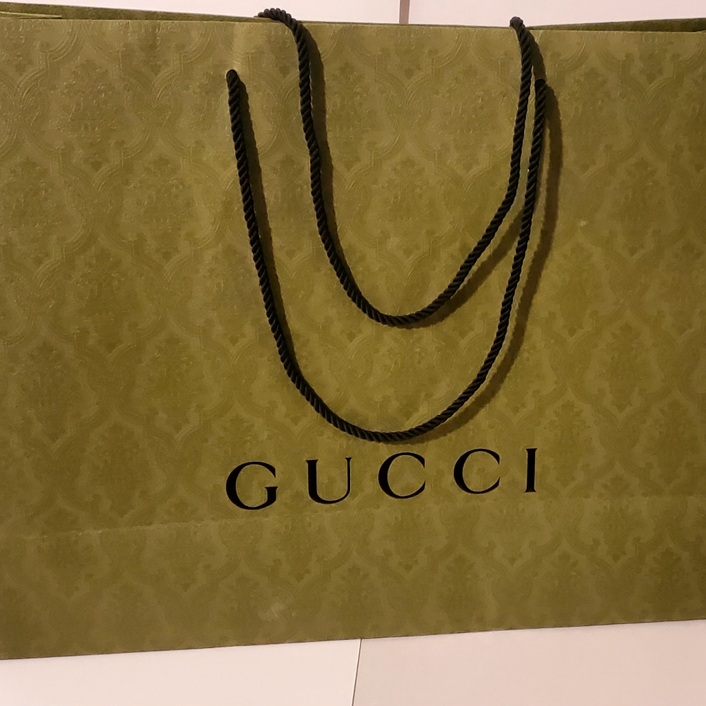 Authentic Gucci Shopping Bag
